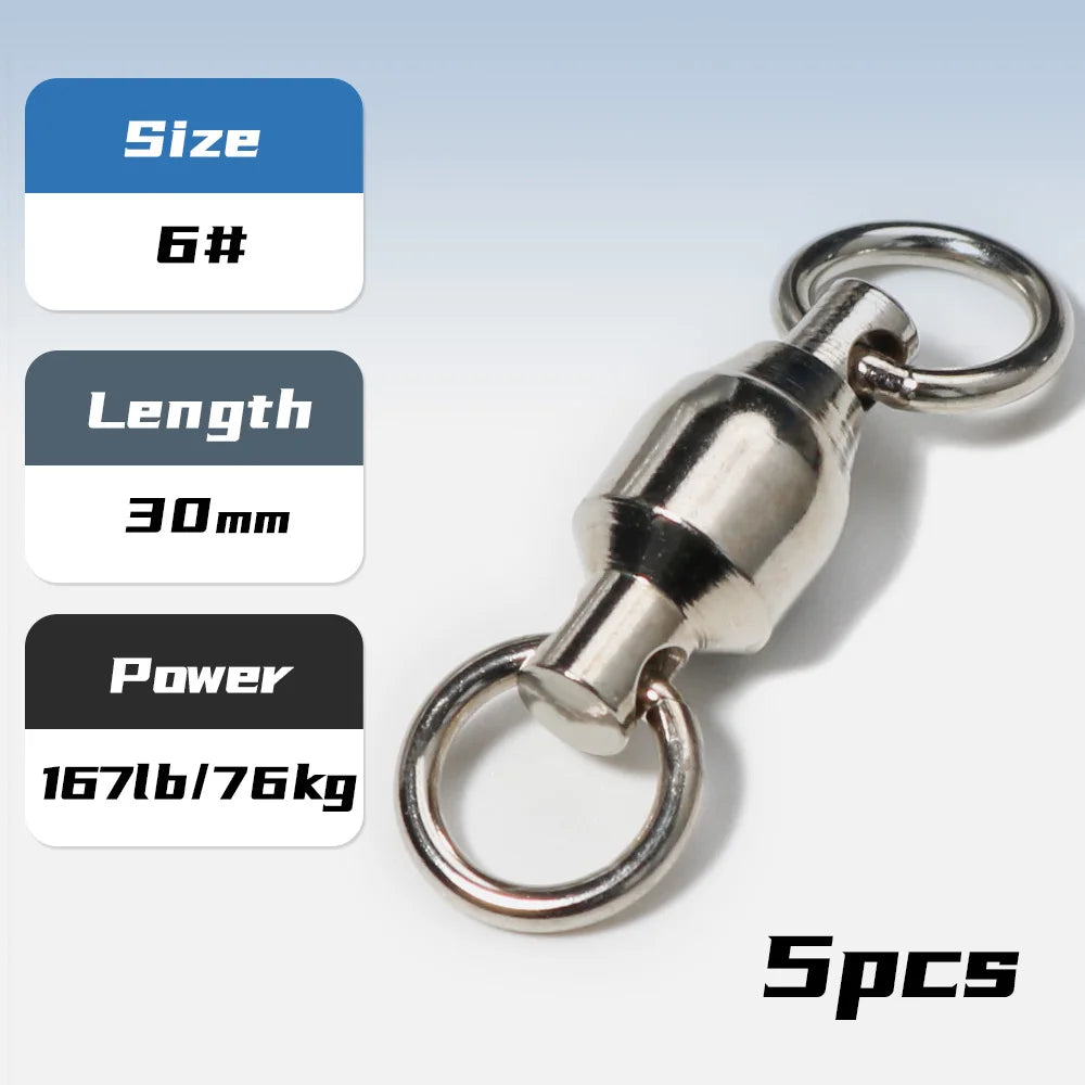 Émerillon pivotant acier inoxydable