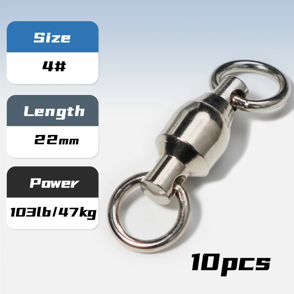 Émerillon pivotant acier inoxydable