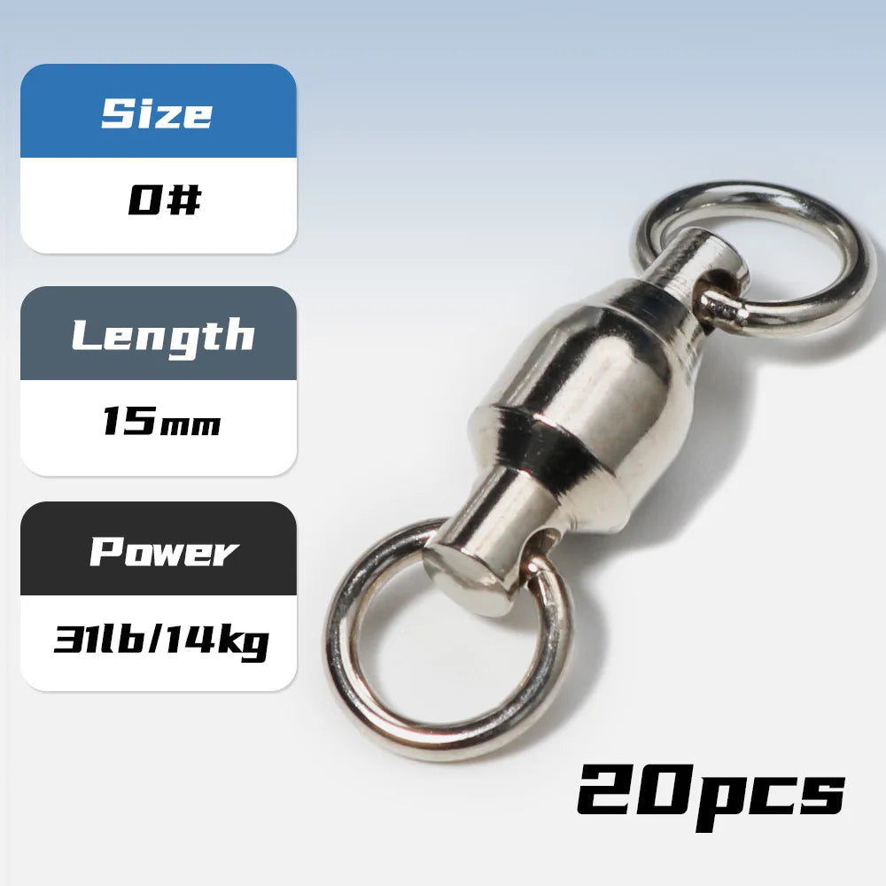 Émerillon pivotant acier inoxydable