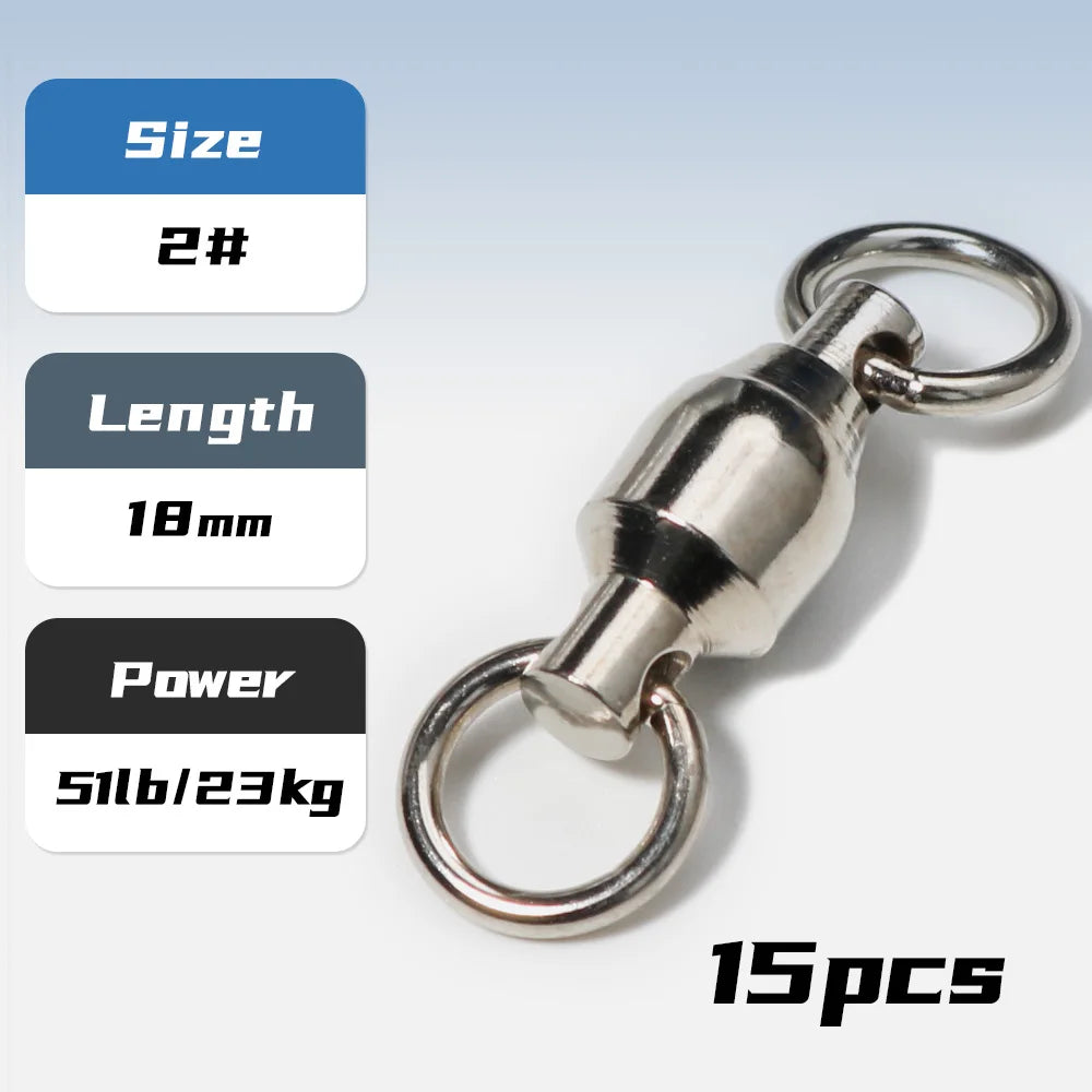 Émerillon pivotant acier inoxydable