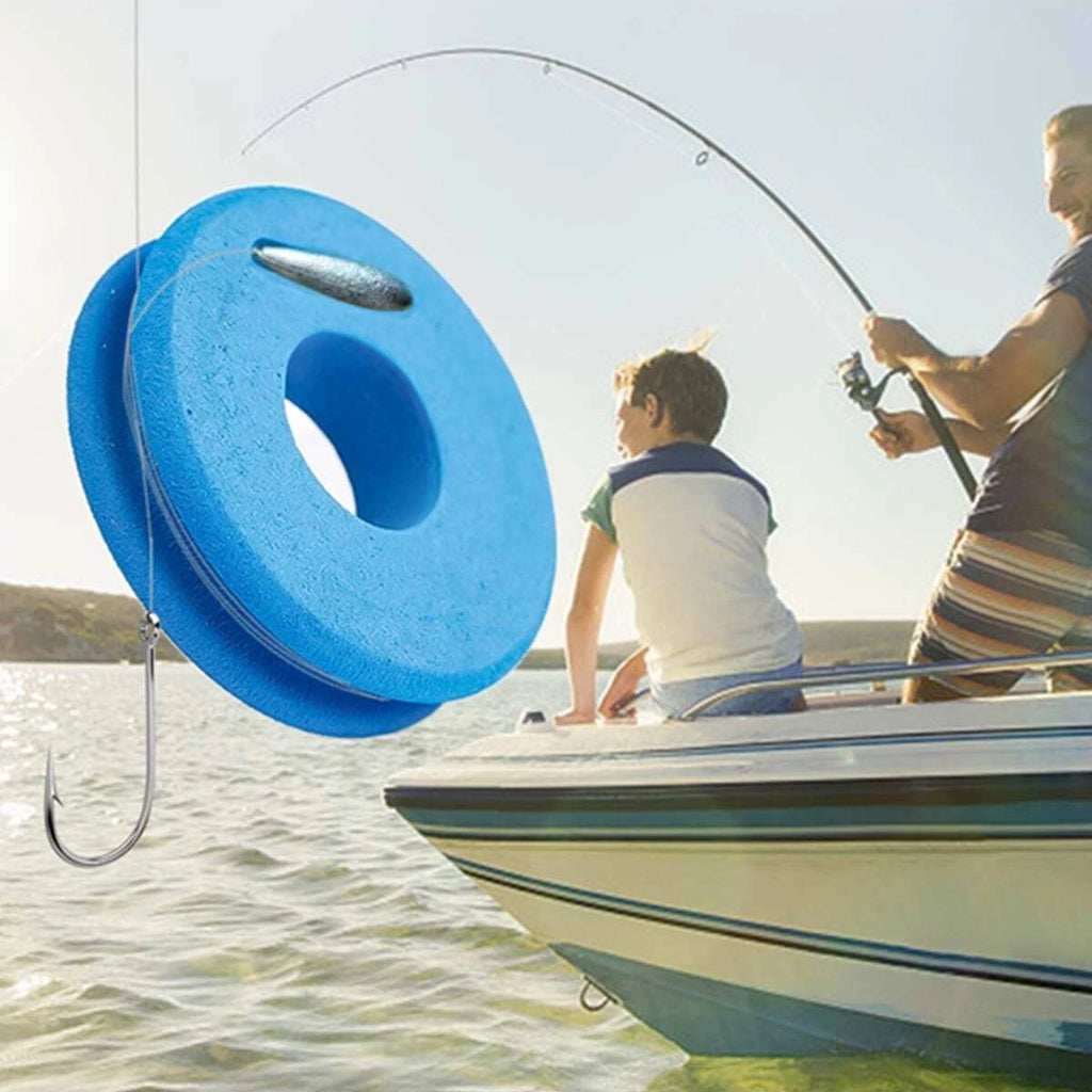 Bobine en mousse pour rangement hameçon de peche